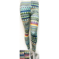 Women's Muticolor Chevron Printed Leggings